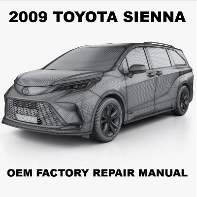 Toyota Sienna Repair Manual - OEM Factory Repair Manual