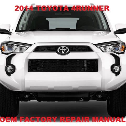 Toyota 4Runner Repair Manual, Toyota 4Runner OEM Factory Repair Manual